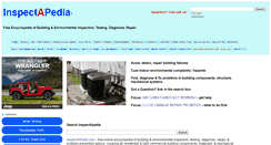 Desktop Screenshot of inspectapedia.com